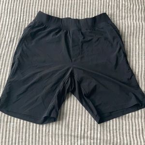 Fabletics black lined gym shorts